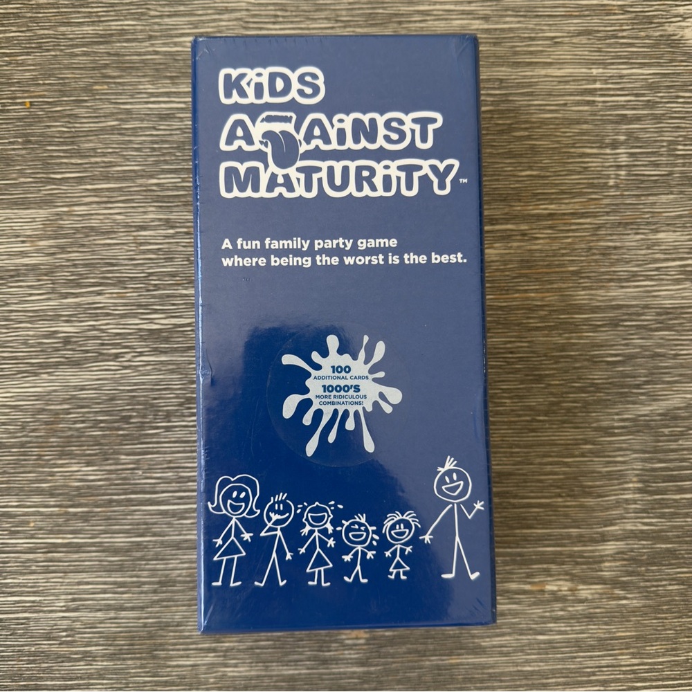 Kids Against Maturity Card Game